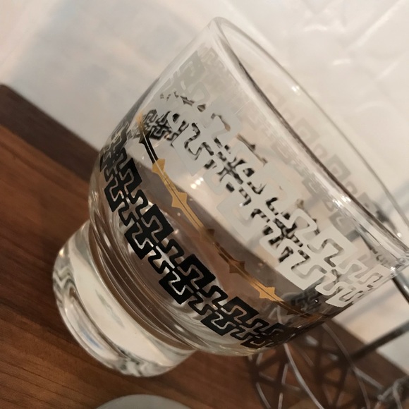 Midcentury 1950 Libbey double pot confitures/condiments. En verre. - Picture 6 of 9